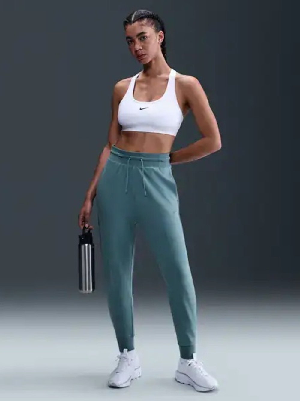 Nike Women's Dri-Fit One High-Waisted 7/8 French Terry Joggers